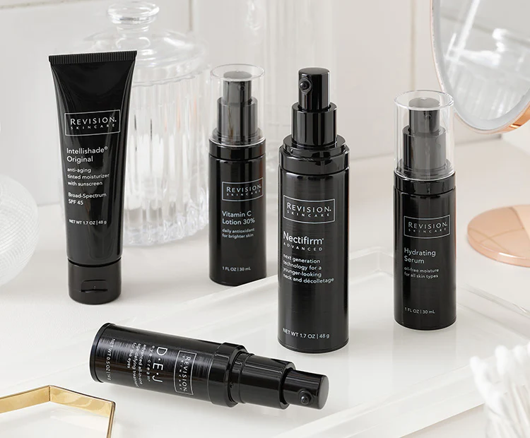 Revision skincare products sold at Encompass Wellness & Aesthetics